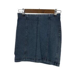 Free People Modern Femme Denim Mini Skirt Size 6